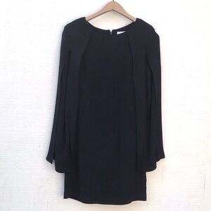Shakuhachi cape dress black